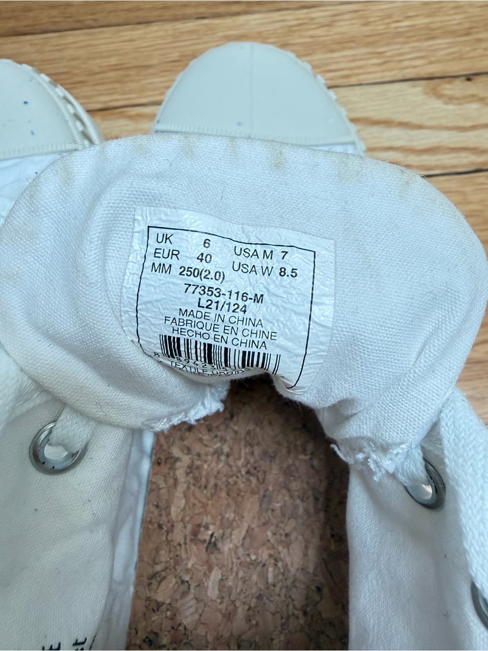 Palladium PallaShock Original V1  Mid-Top Boots | Star White | Women’s 8.5 - Picture 12 of 16